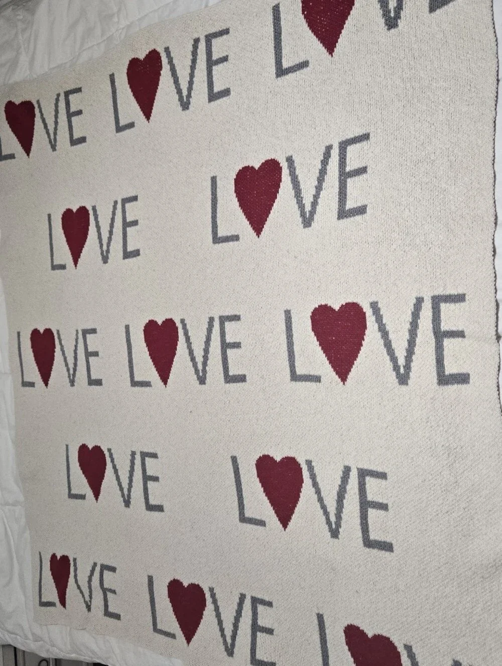 RACHEL ROY VALENTINES HEARTS THROW BLANKET